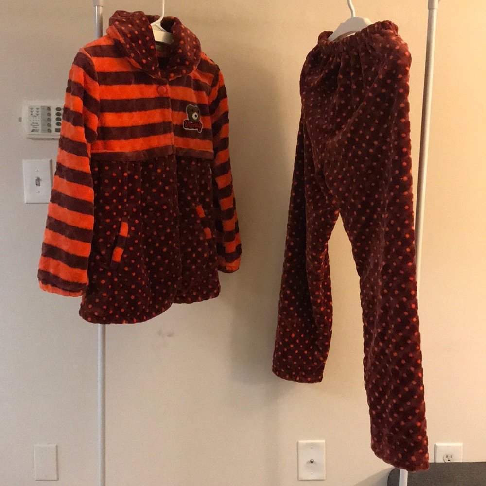 Coral fleece pajamas